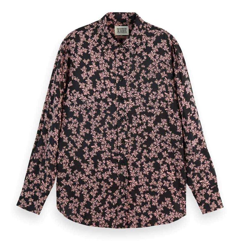 Scotch & Soda Printed Relaxed Fit Shirt image number 0